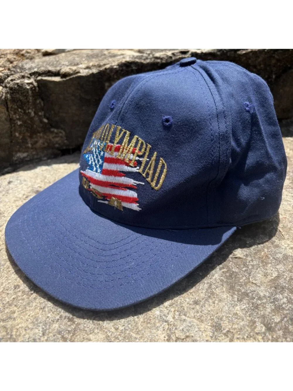 VTG Atlanta 1996 USA Olympics Baseball Cap America Hat Snapback 90s Embroidered